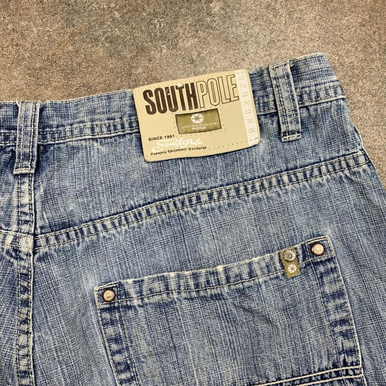 Southpole 00s light blue baggy denim jorts