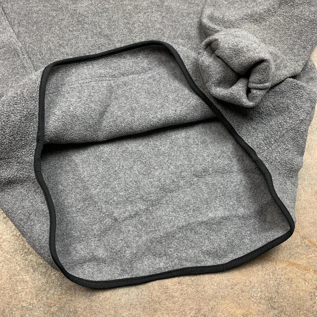 Mambo 00s grey boxy quarter zip fleece