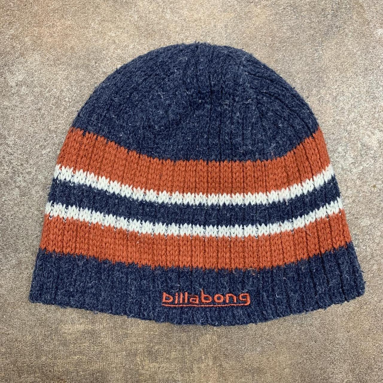 Billabong 90s navy orange beanie
