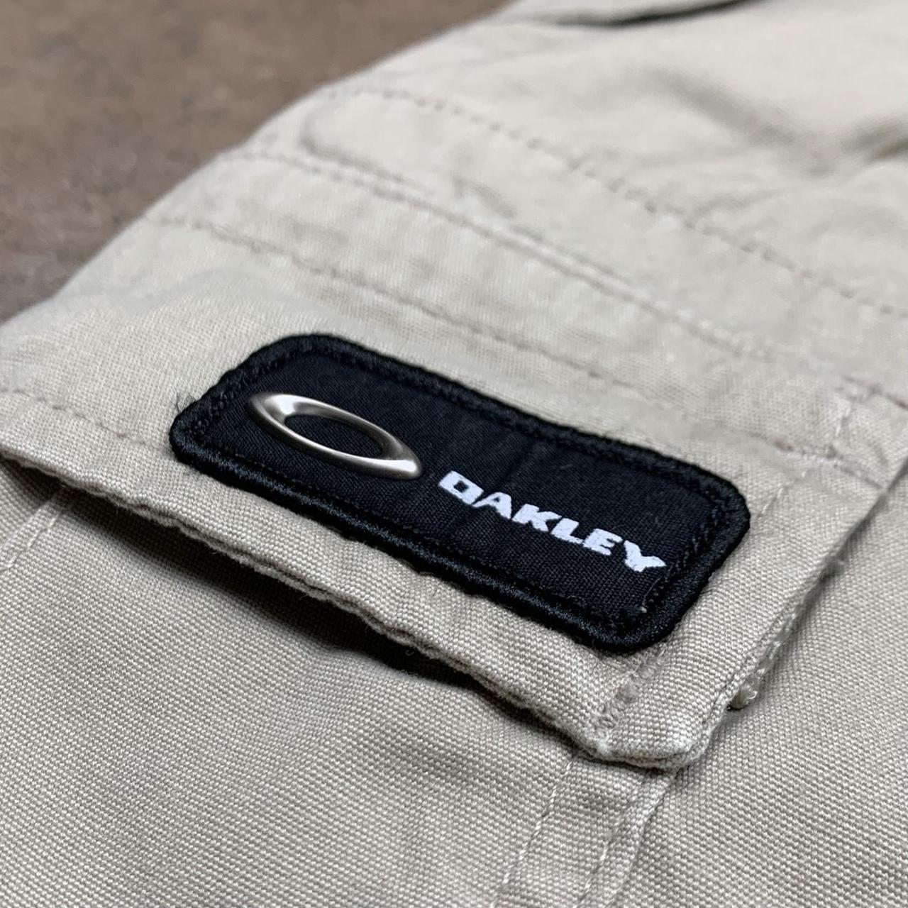 Oakley Software 00s cream graphic cargo trousers