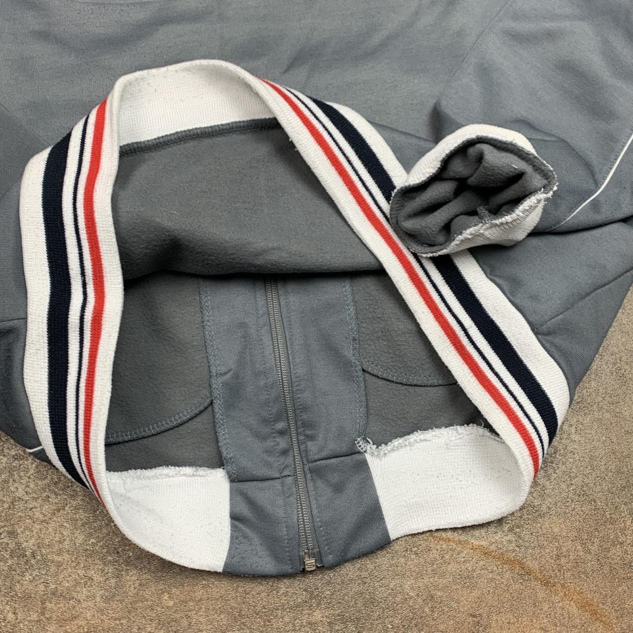 Quiksilver 90s grey graphic boxy zip jumper