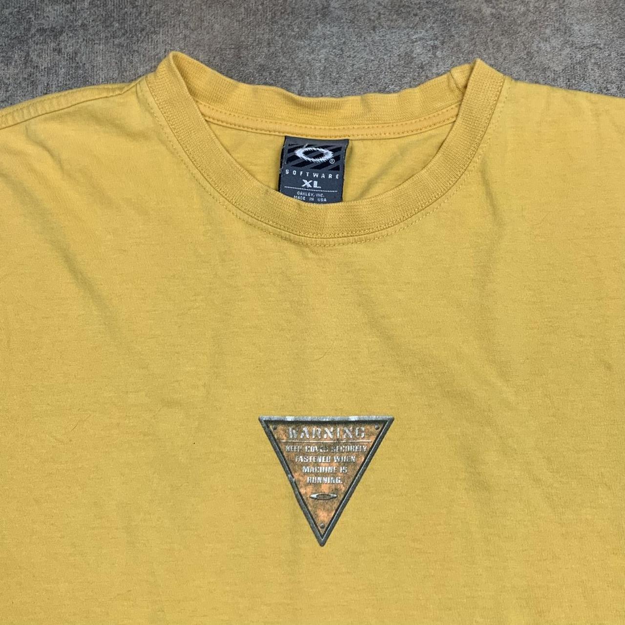 Oakley Software 90s yellow nuke graphic tee
