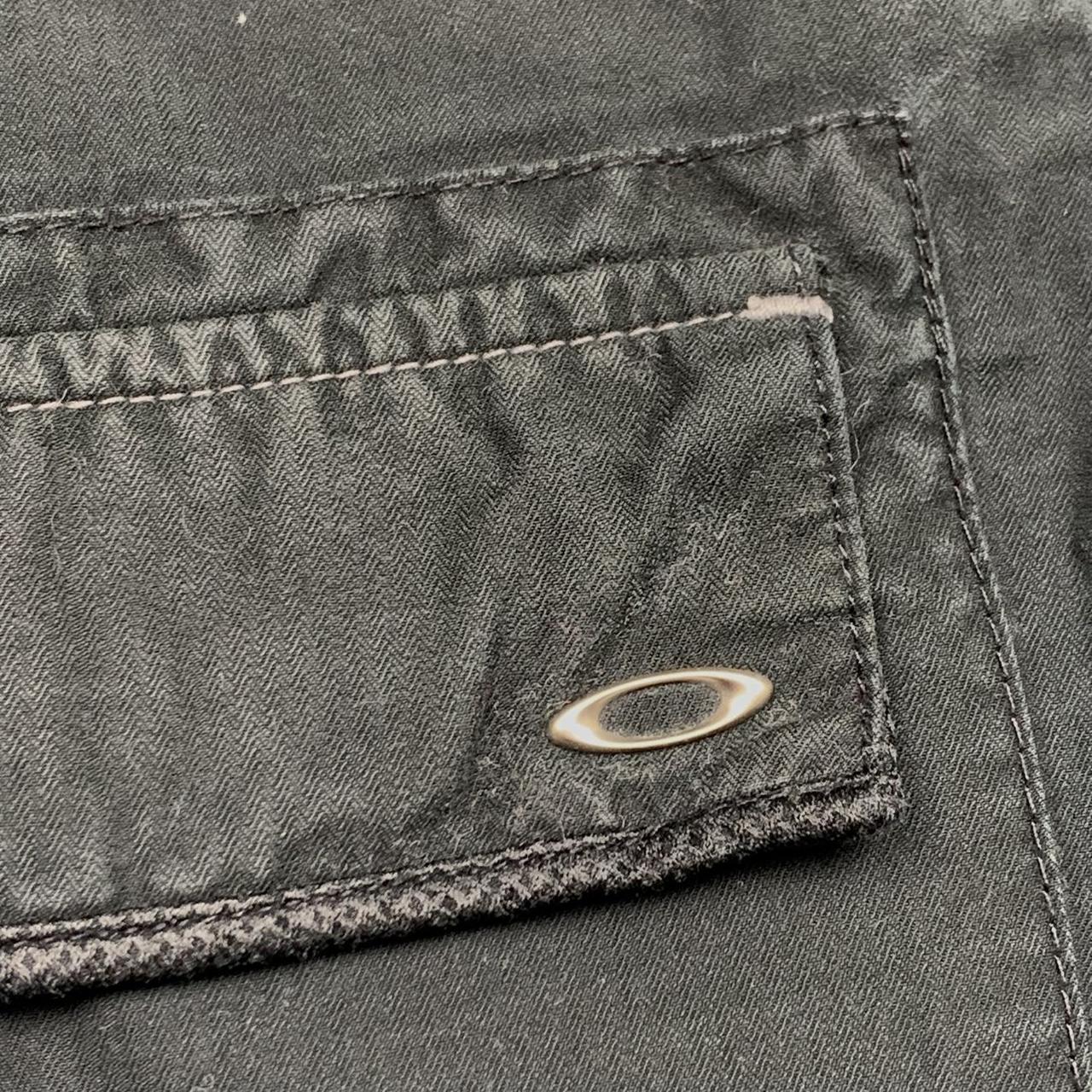 Oakley Software 00s black logo collar button shirt