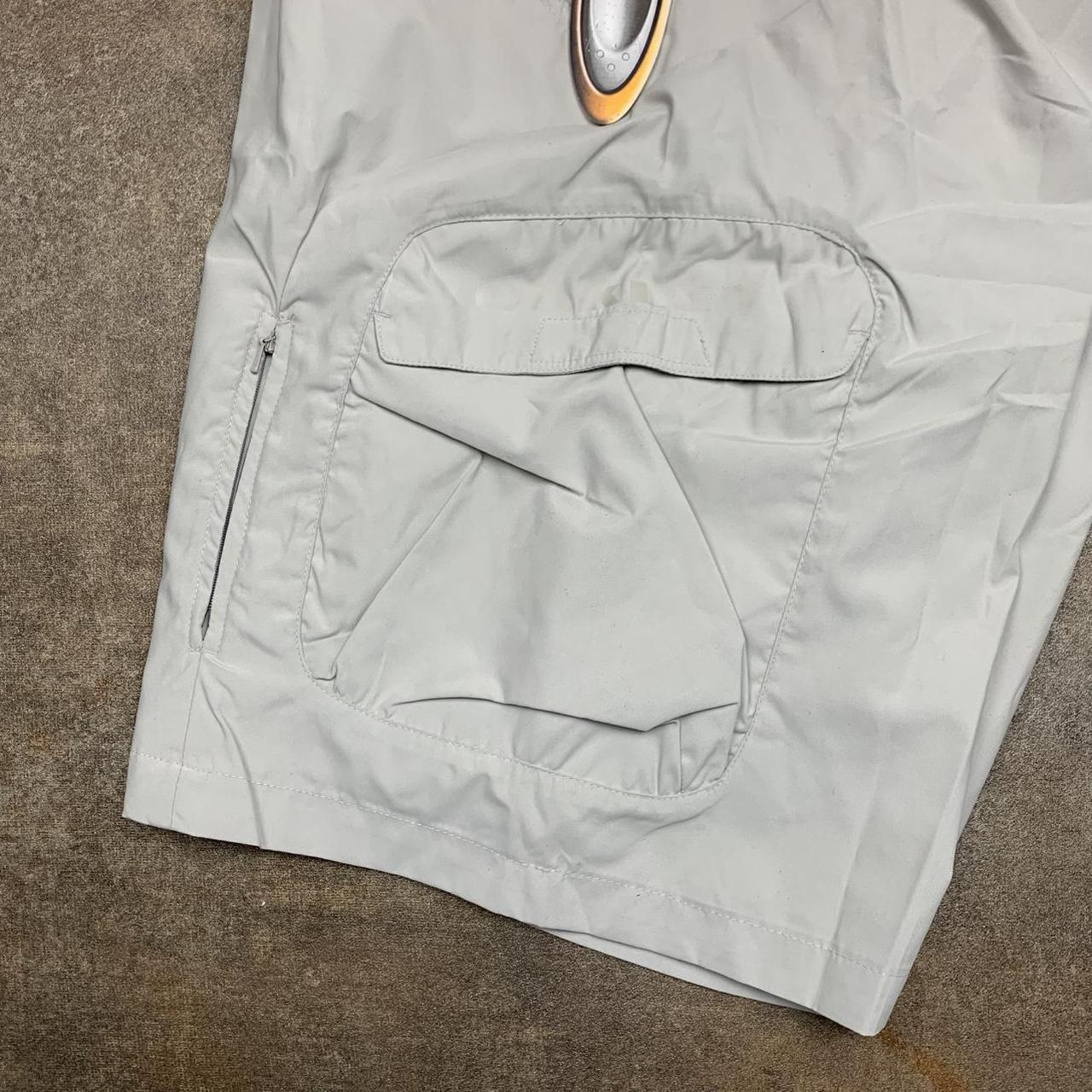 Oakley Software 00s white baggy cargo shorts