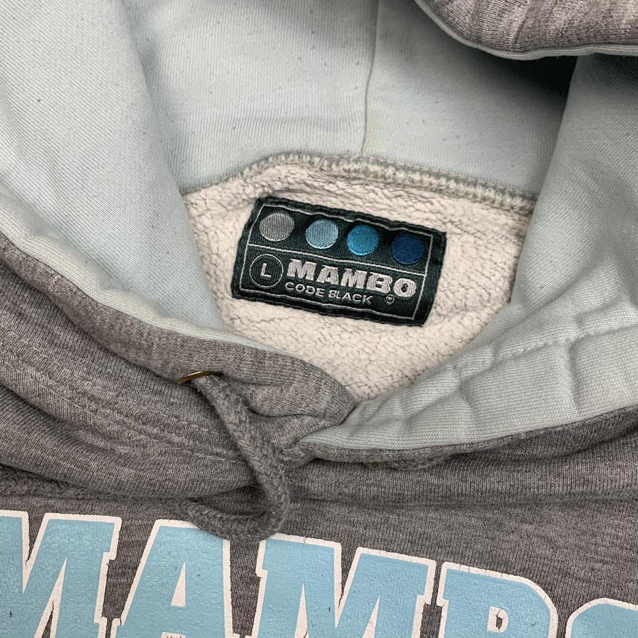 Mambo 00s grey blue baggy hoodie