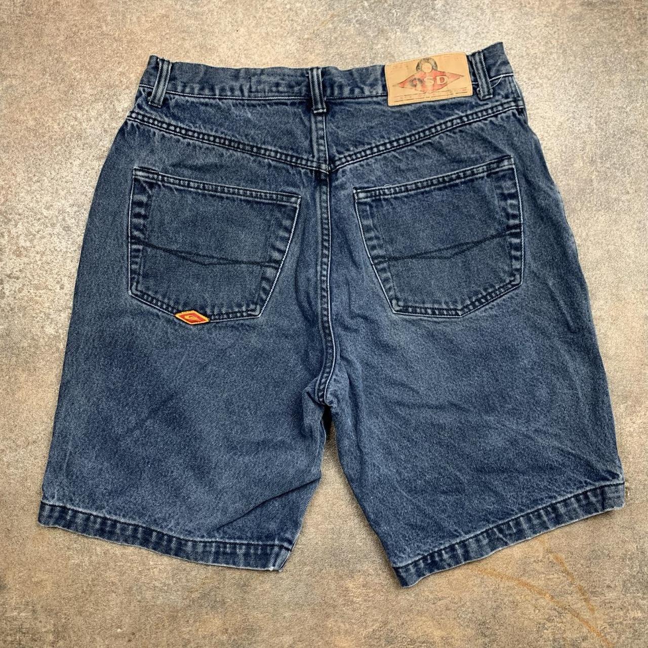 Quiksilver ‘92 baggy navy denim shorts