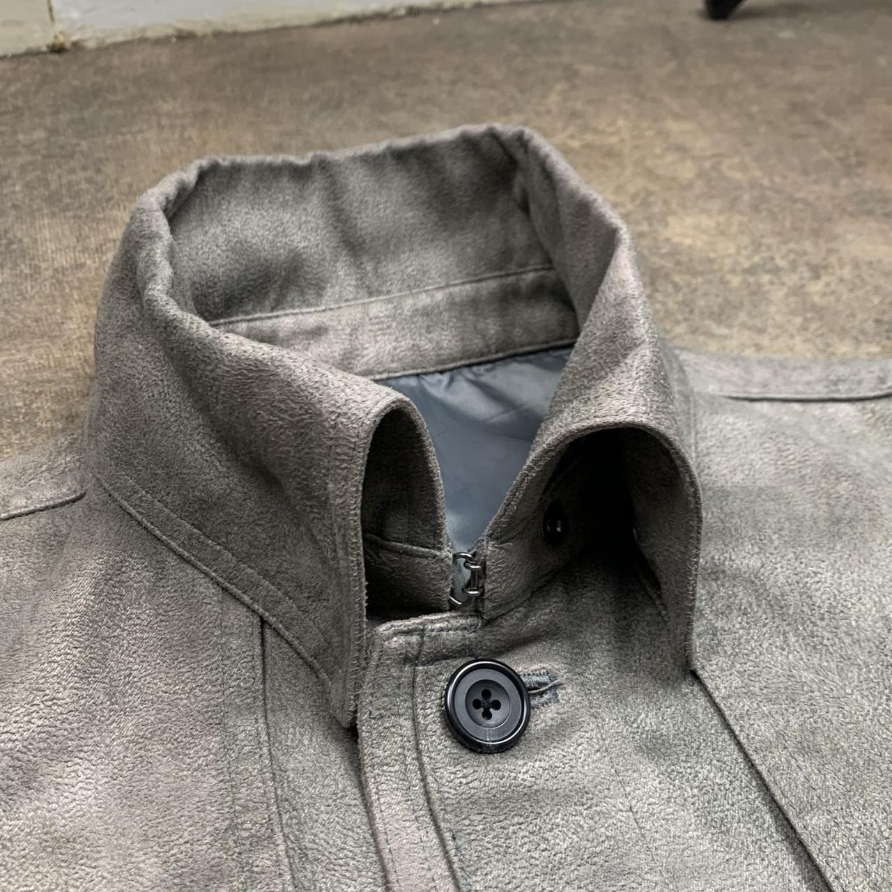 Tornado Mart 00s brushed light grey overcoat