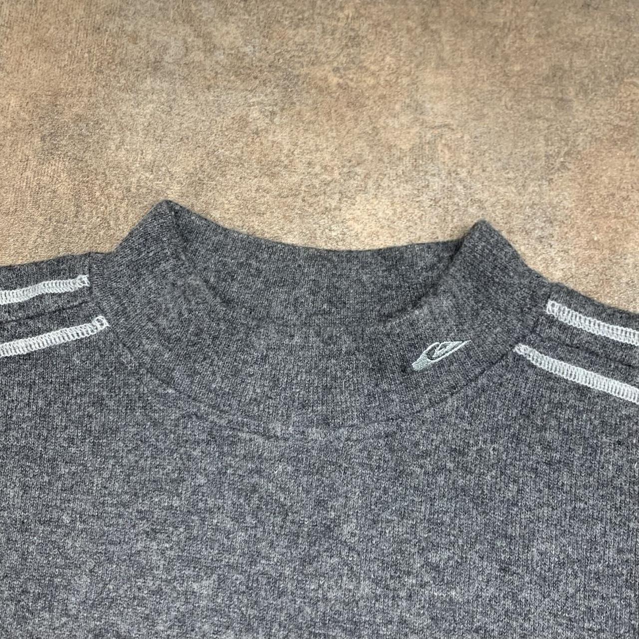 Quiksilver 90s grey boxy logo sweatshirt