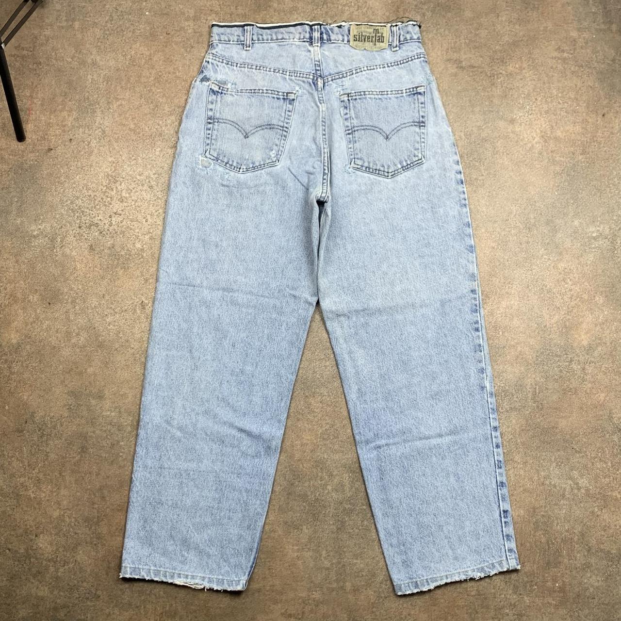 Levi’s Silvertab 00s pale blue baggy denim jeans