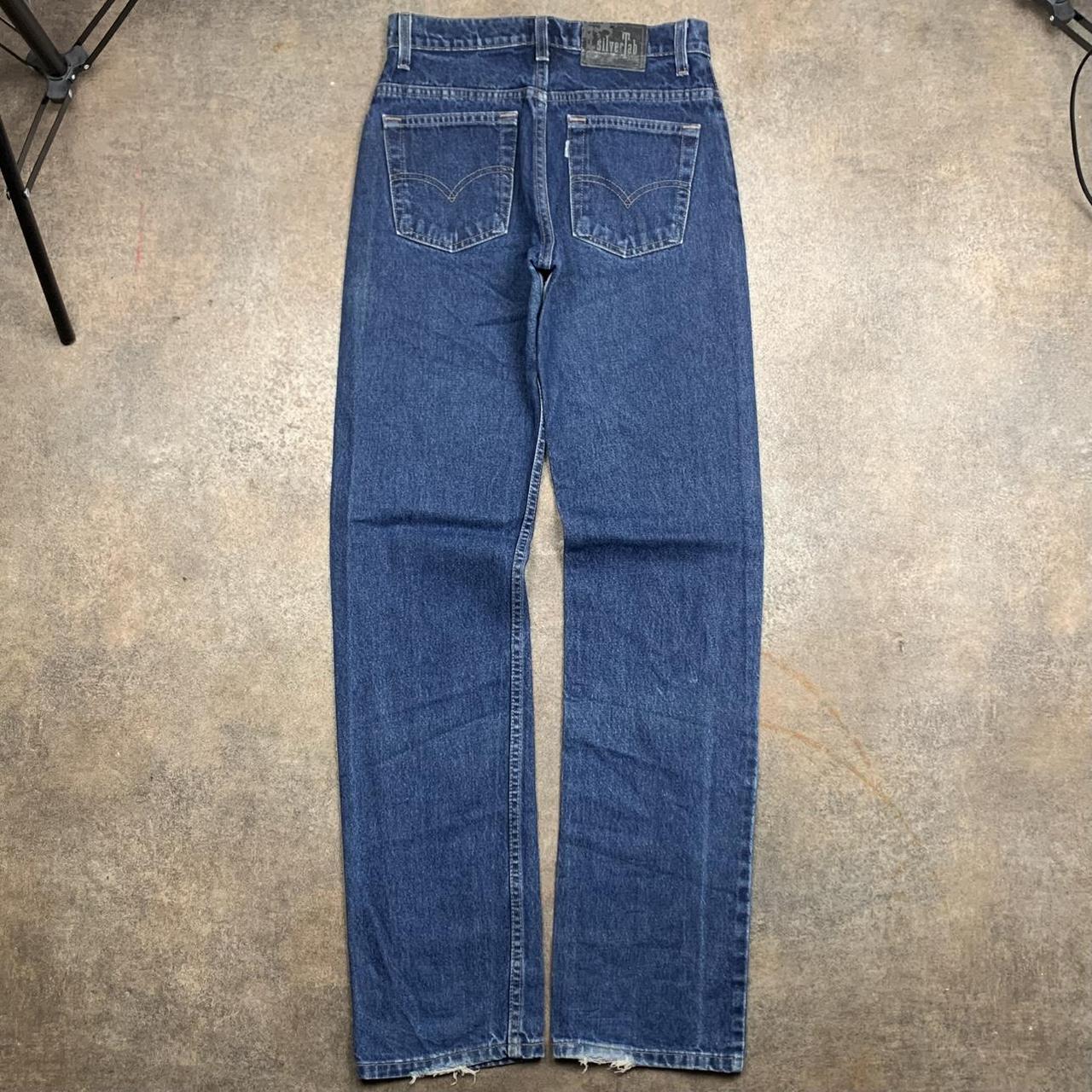 Levi's Silvertab vintage 00s straight leg navy denim jeans