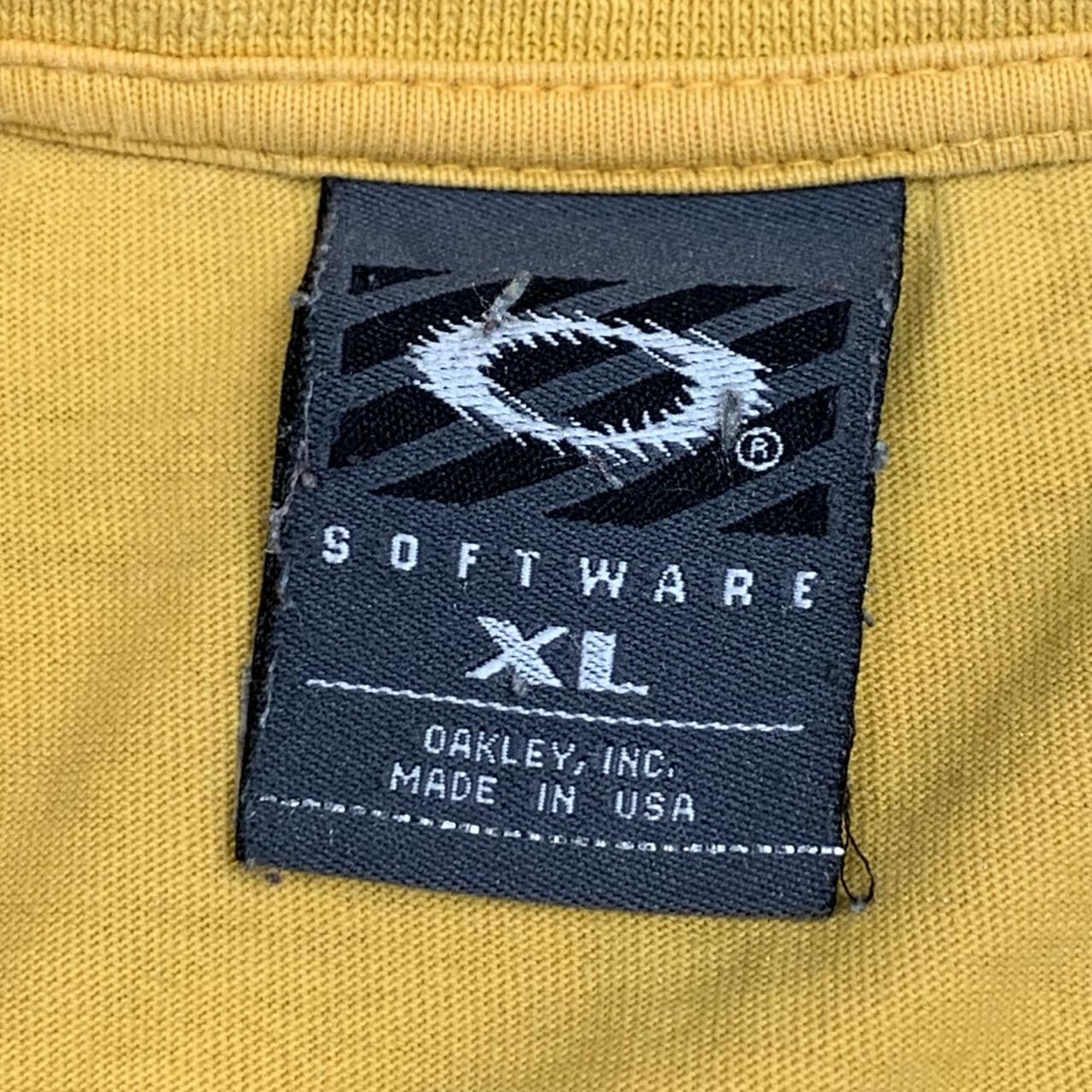 Oakley Software 90s yellow nuke graphic tee