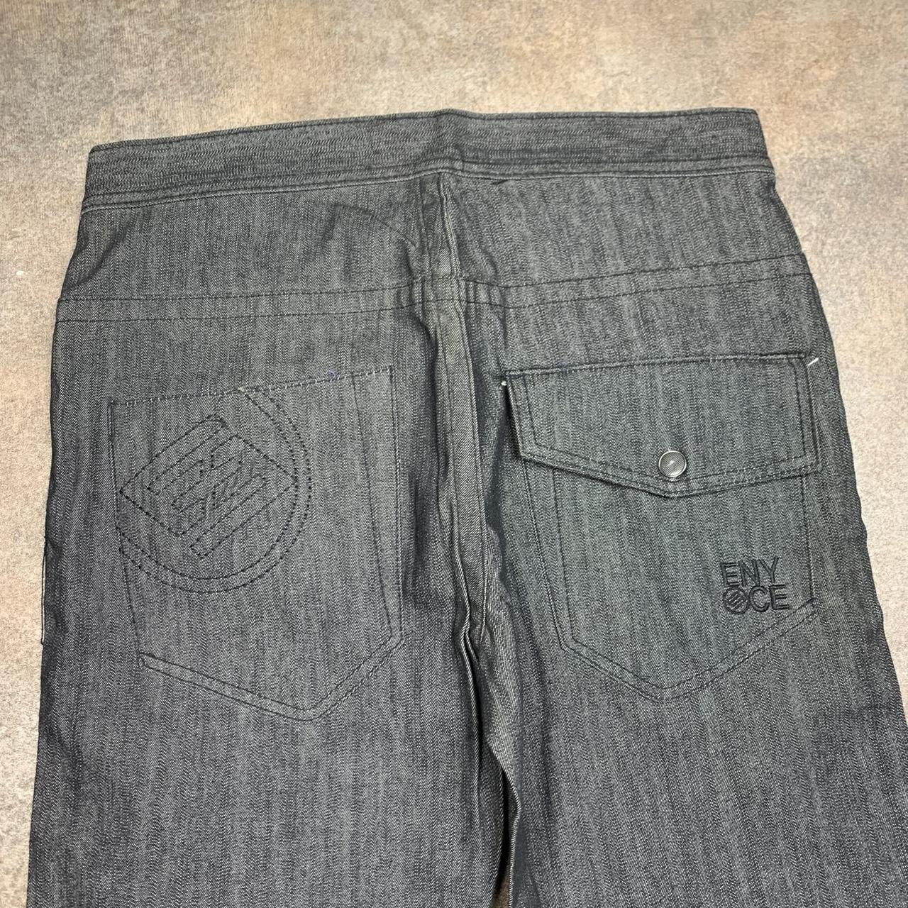 Enyce 00s baggy grey graphic denim jeans