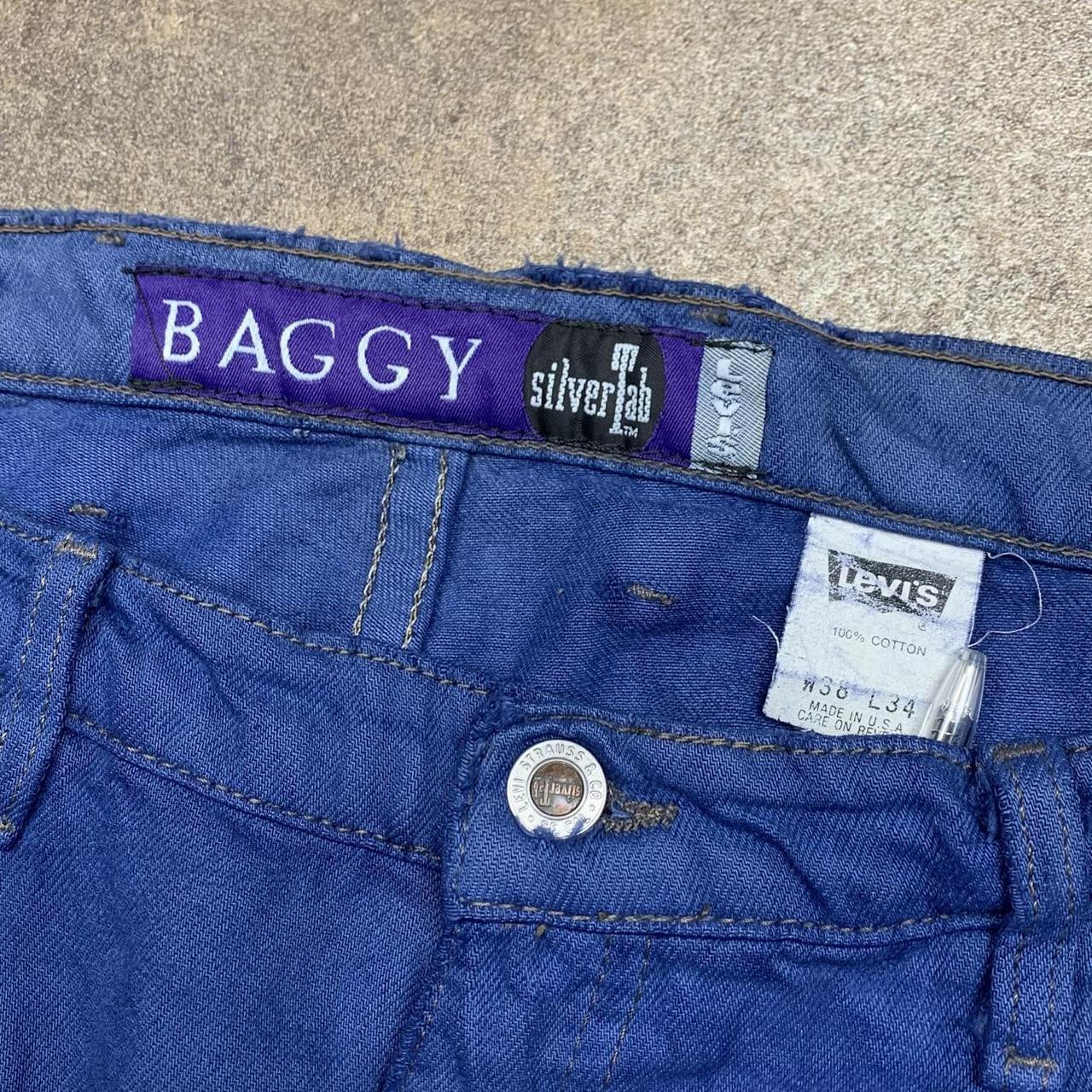 Levi’s Silvertab 00s baggy blue denim jeans