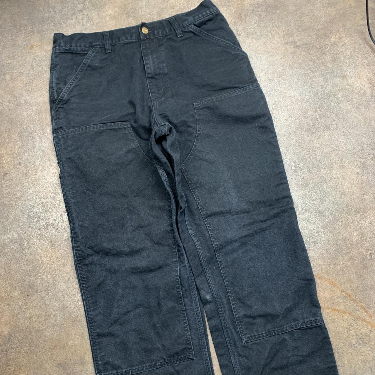 Carhartt WIP carpenter double knee black jeans
