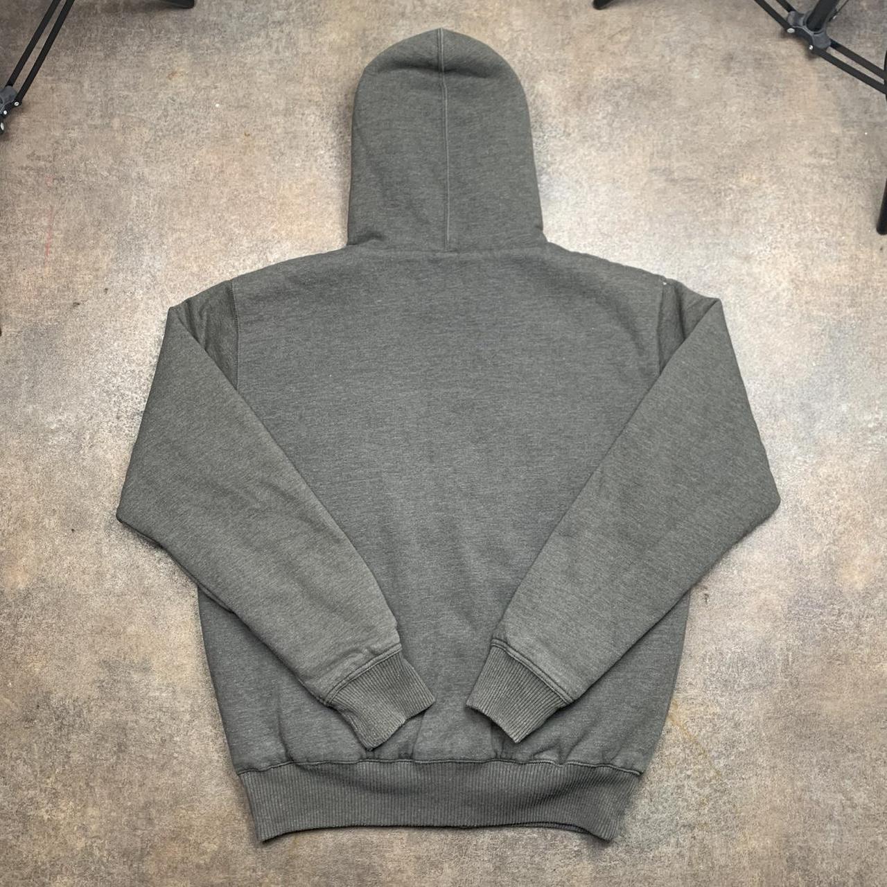 Fox Racing 00s sasquatch fur lined grey boxy zip hoodie