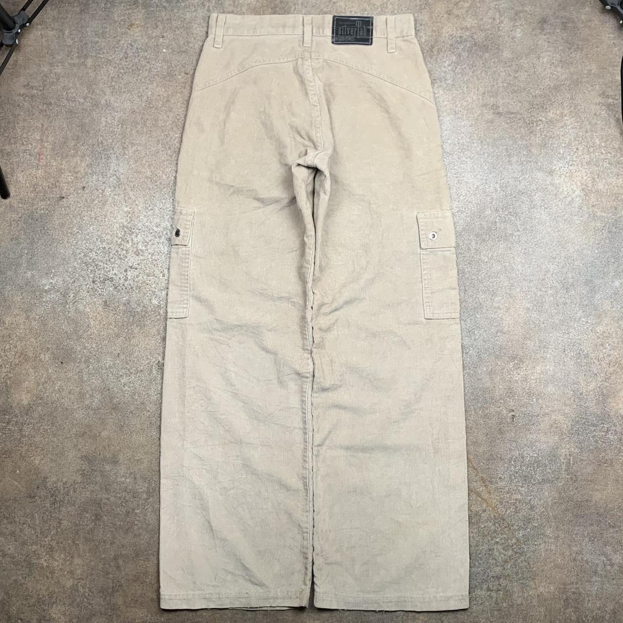 Levi’s Silvertab 90s baggy corduroy cream cargo jeans