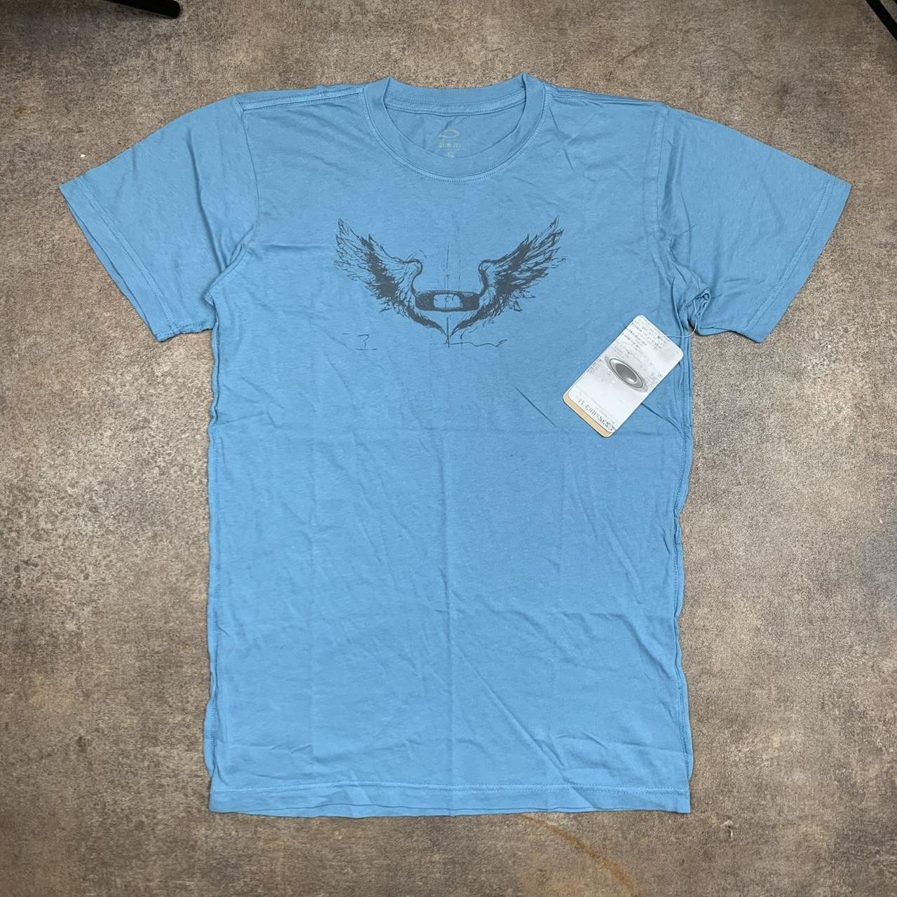 Oakley Flying Tiger 00s blue graphic tee