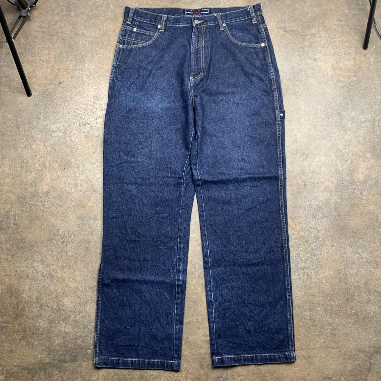 Phat Farm 90s navy baggy carpenter denim jeans