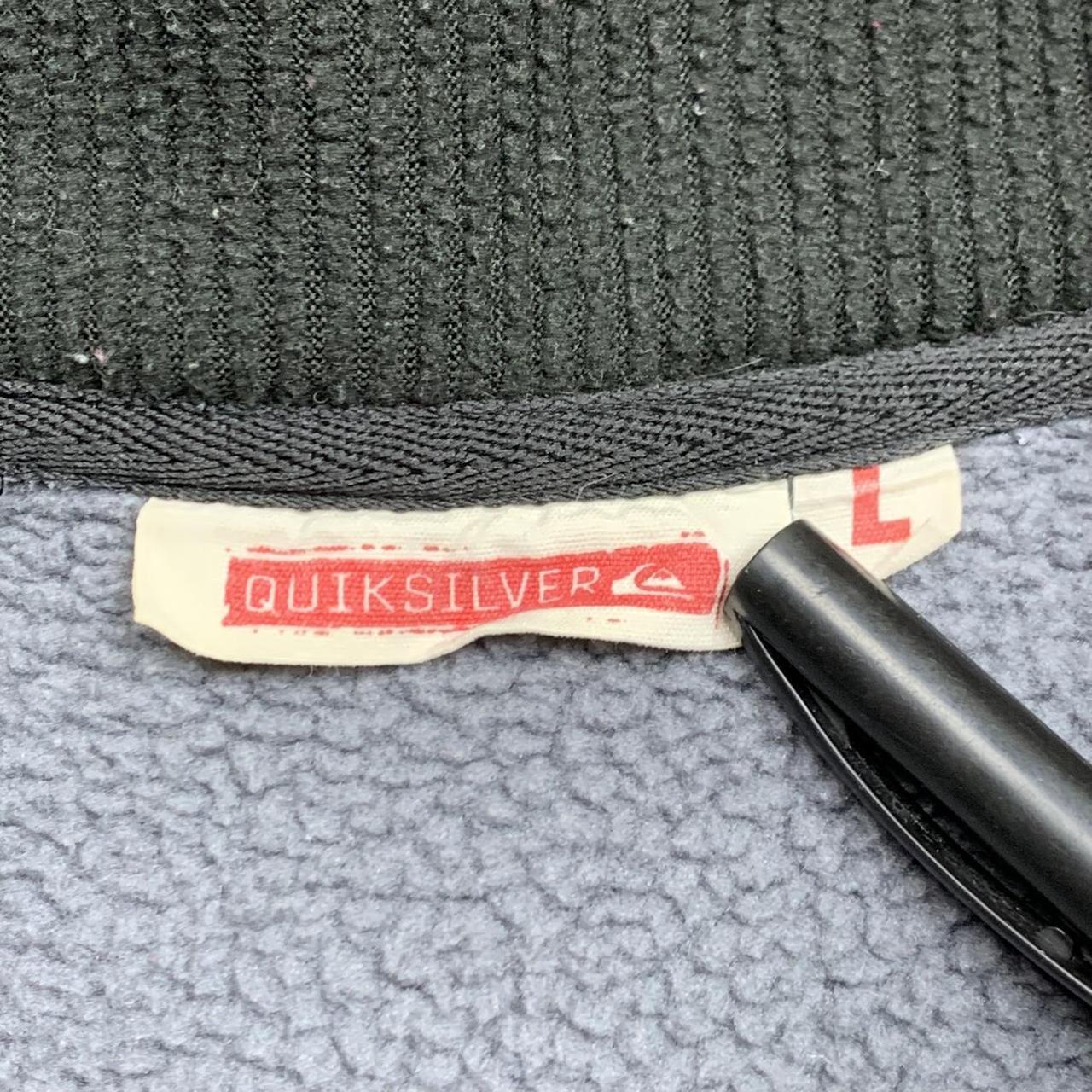 Quiksilver 90s chunky lined black jumper