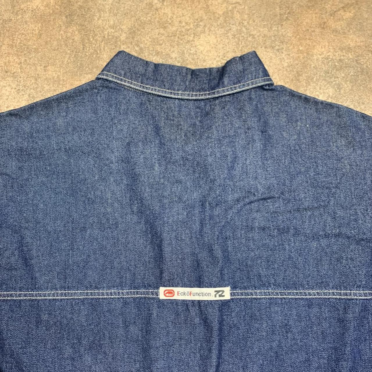 Ecko Function 00s navy graphic denim jacket