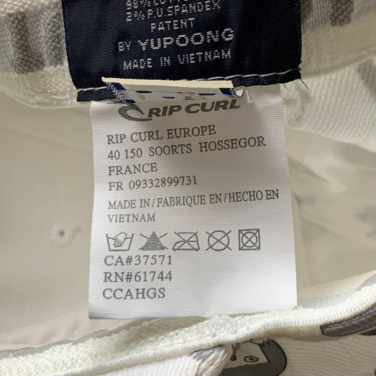 Rip Curl 00s white grey graphic cap