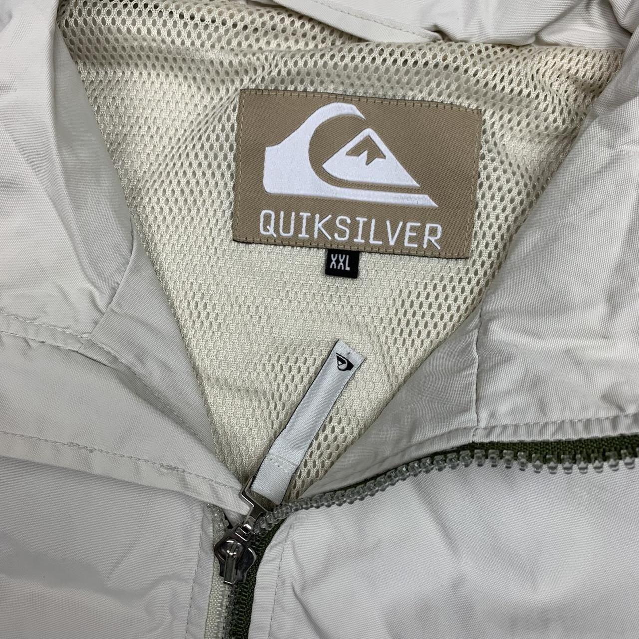 Quiksilver 90s white cream utilised jacket
