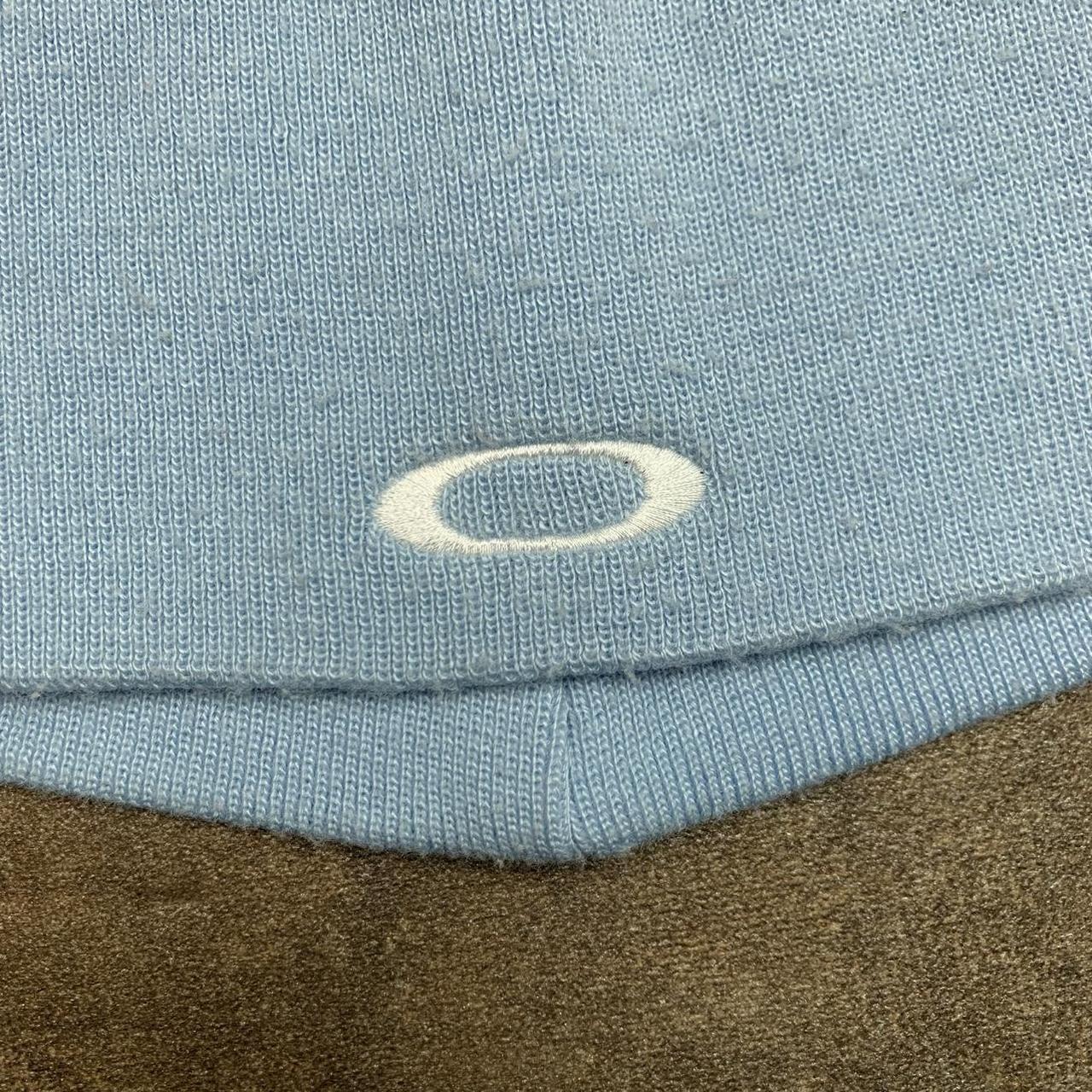 Oakley Software 00s light blue logo skully beanie