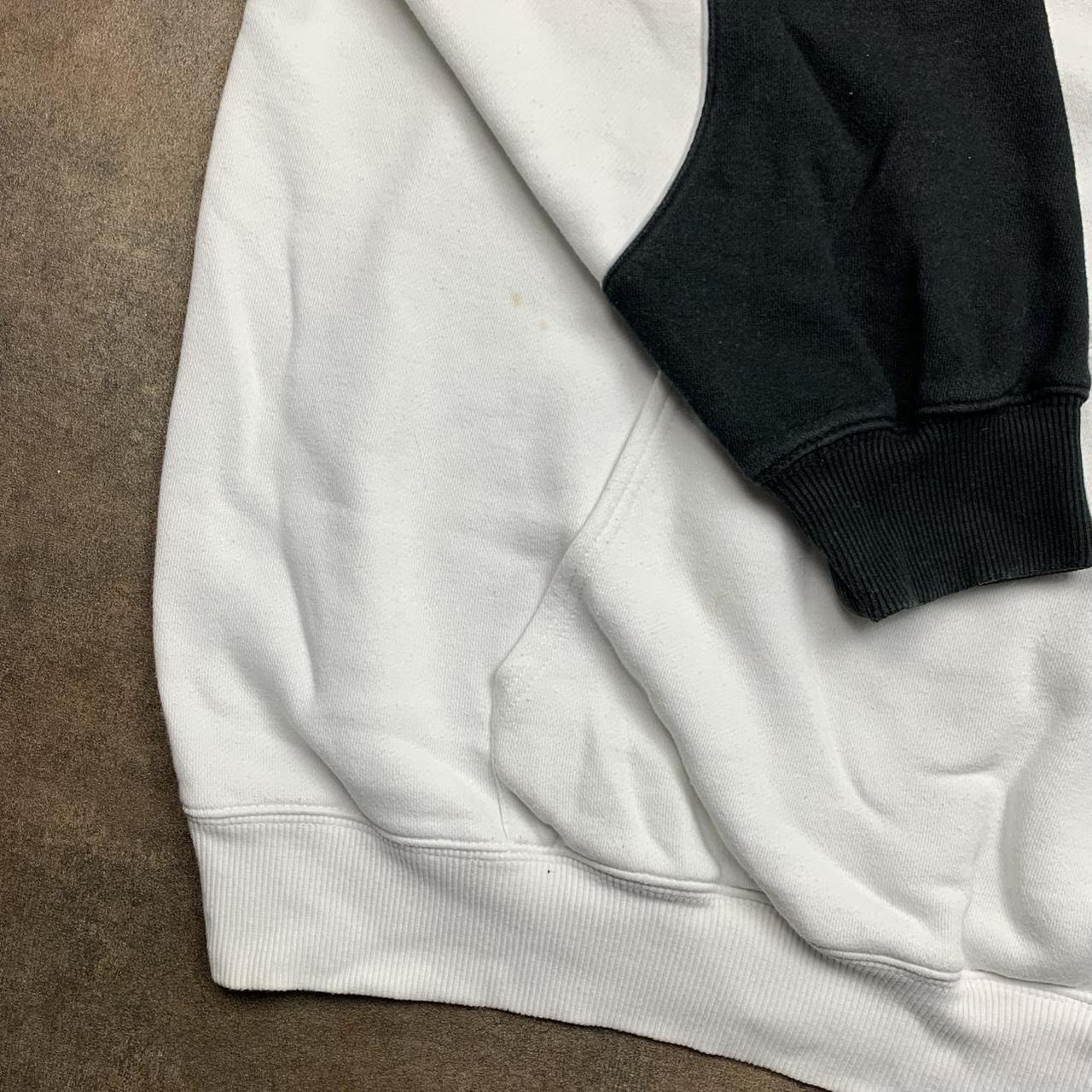 Fox Racing 00s Ricky Carmichael white black graphic hoodie