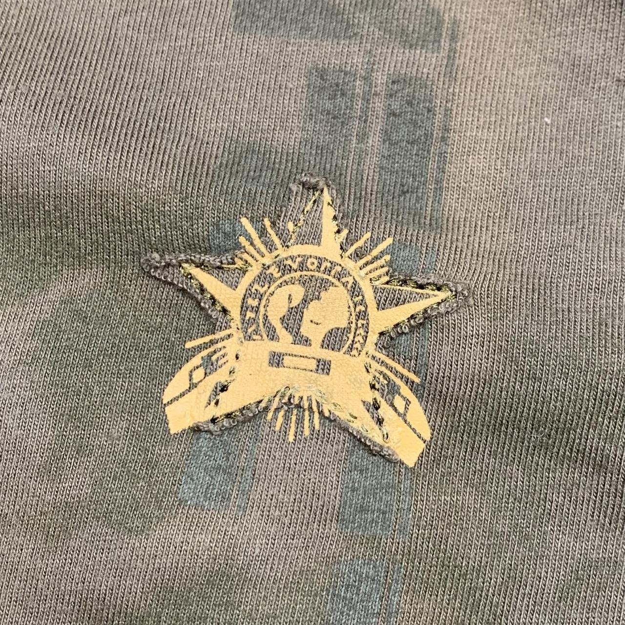 Oakley 00s khaki graphic zip jumper