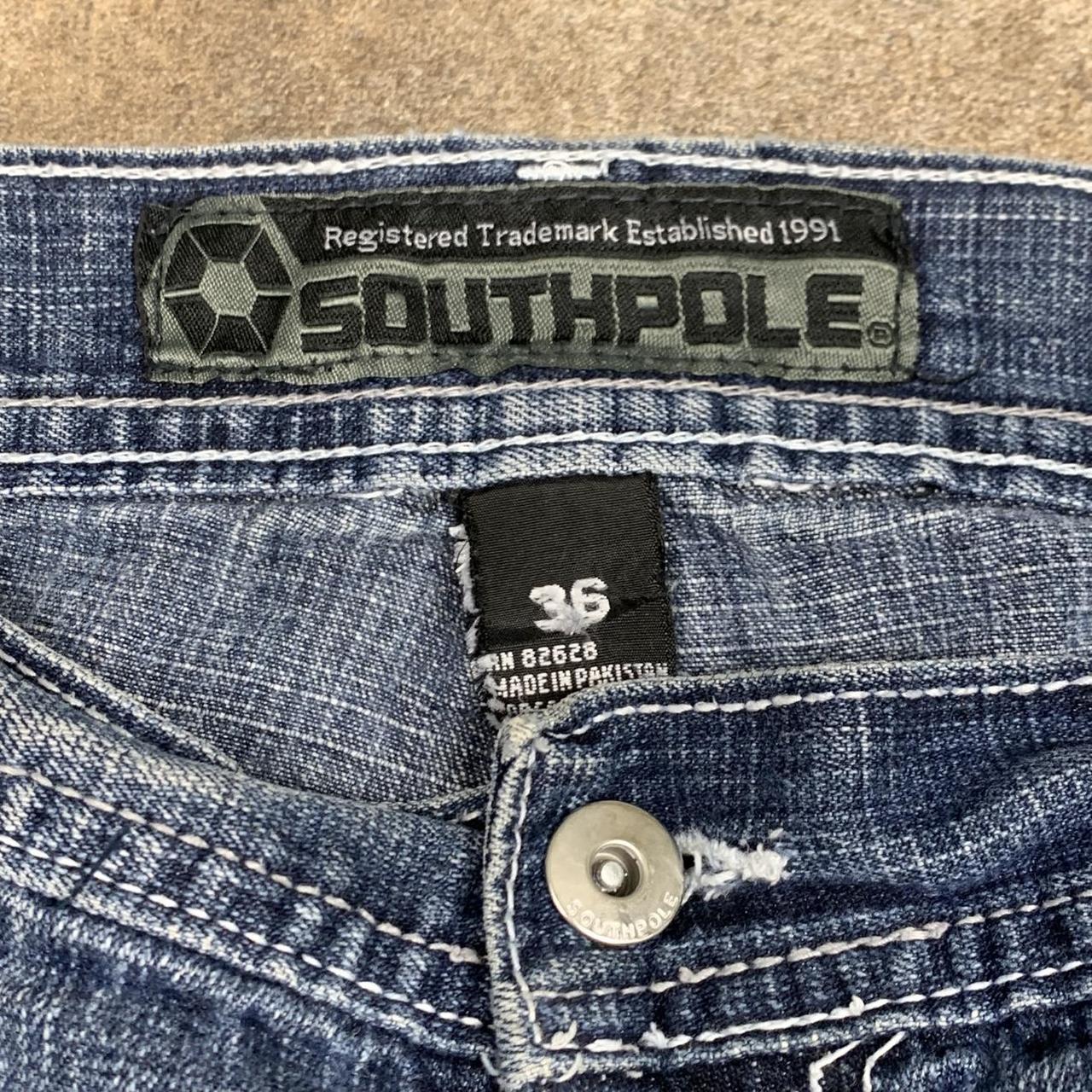 Southpole 00s baggy navy blue denim jeans