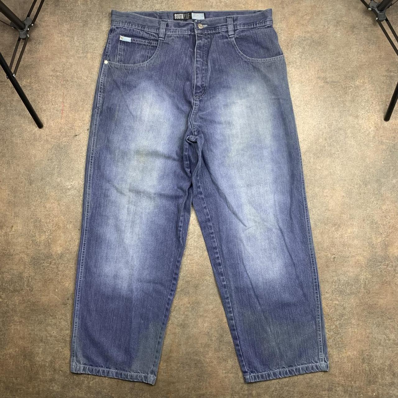 Southpole 00s baggy navy blue denim jeans