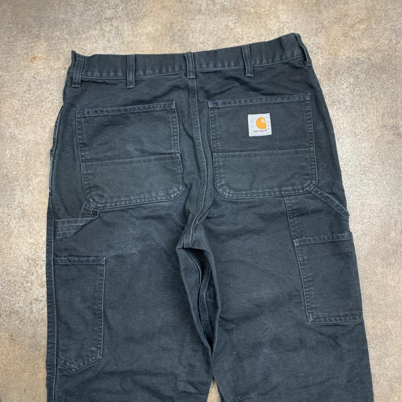 Carhartt WIP carpenter double knee black jeans