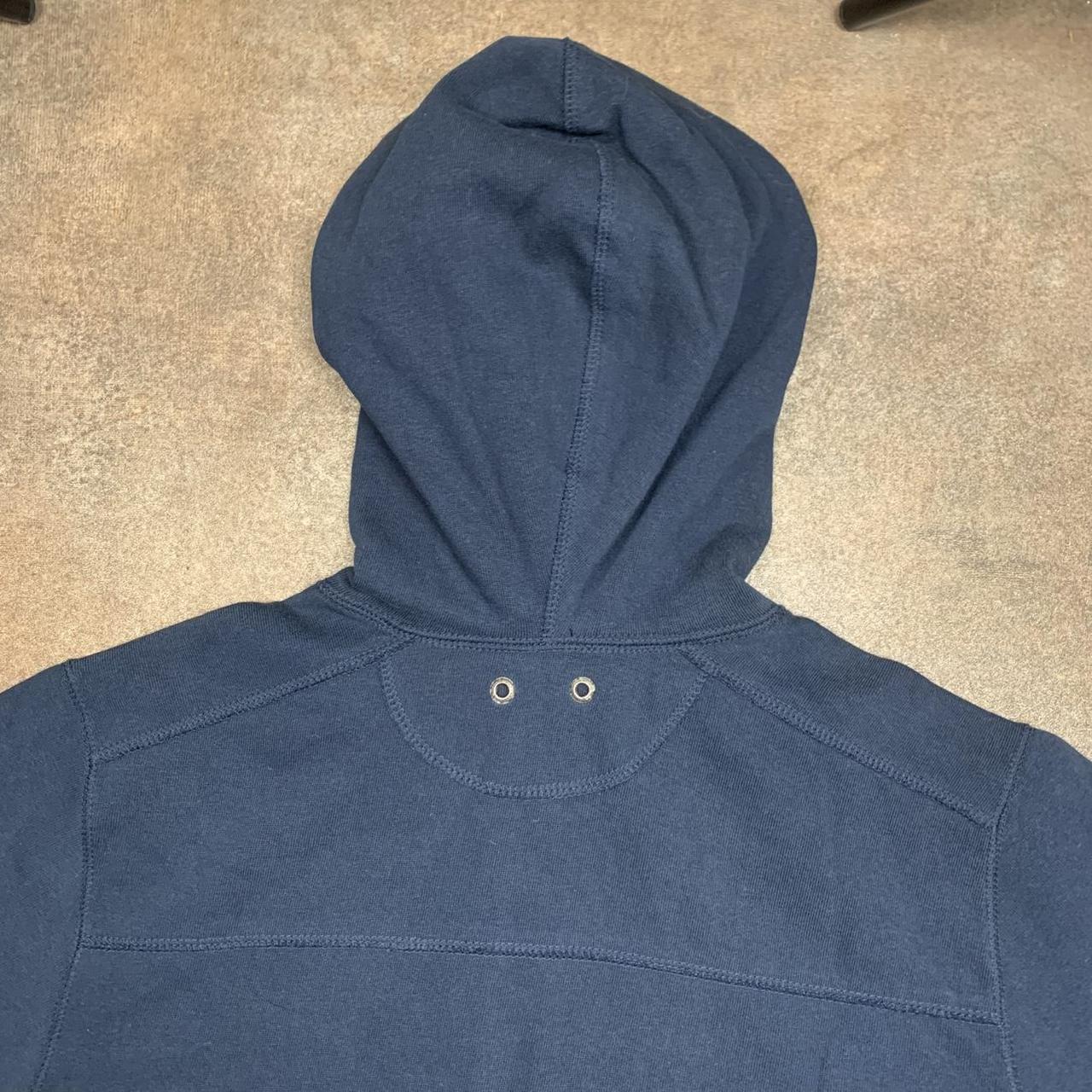 Hurley 00s navy graphic grunge boxy zip hoodie