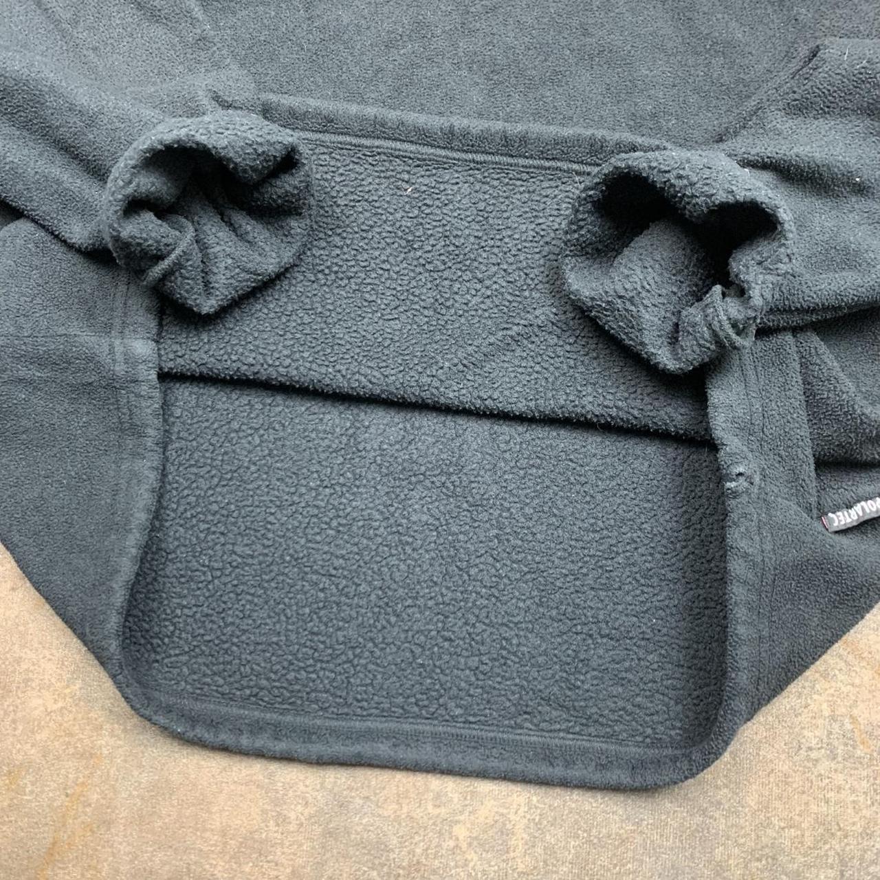 Quiksilver 90s polartec black fleece sweater