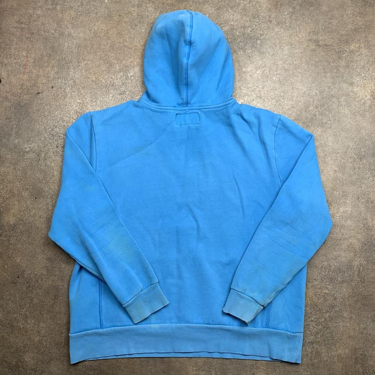 Mambo 00s graphic blue baggy hoodie