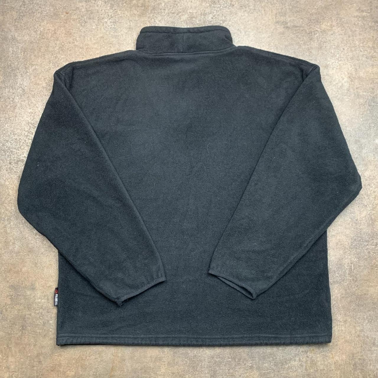 Quiksilver 90s polartec black fleece sweater