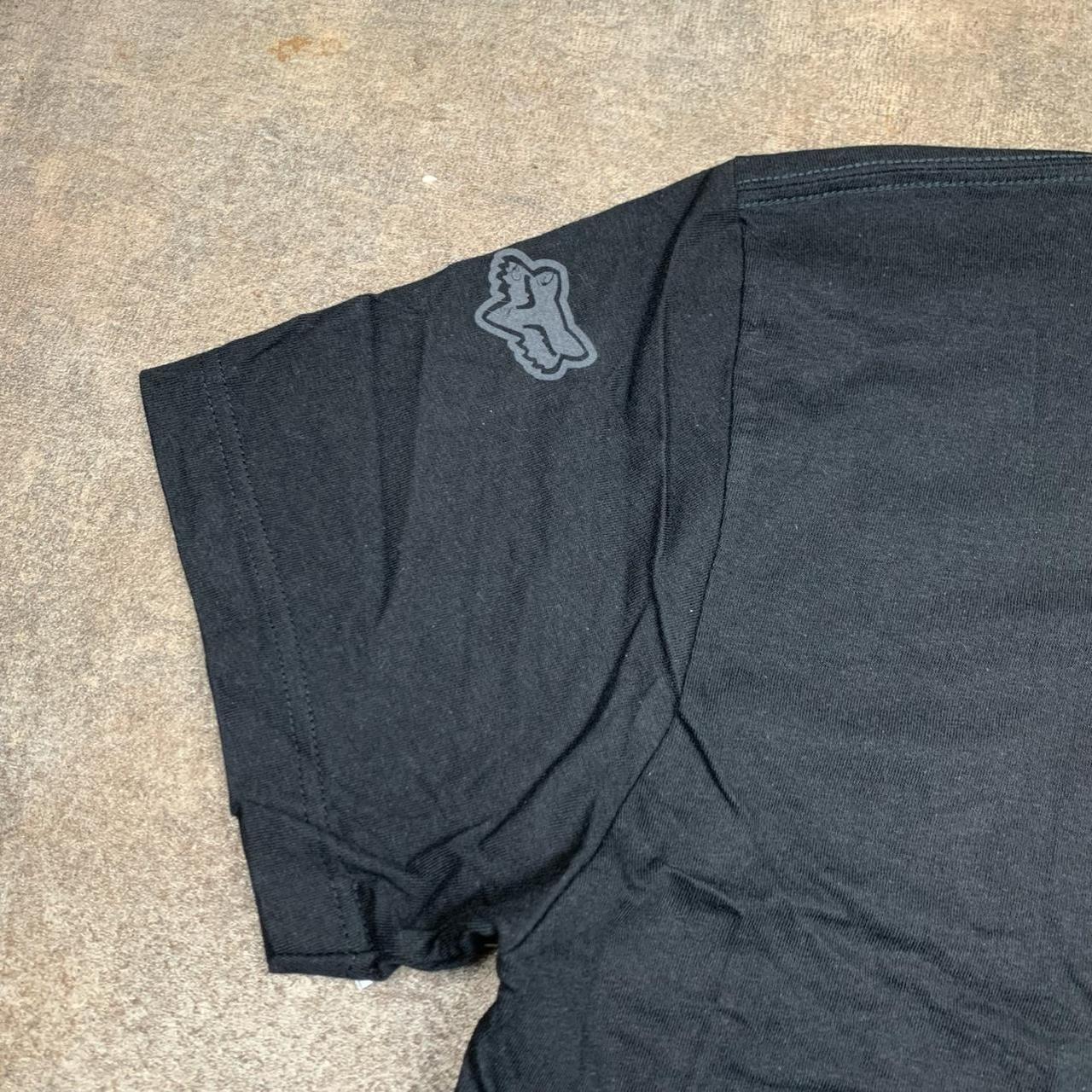 Fox Racing 00s black grey graphic tee