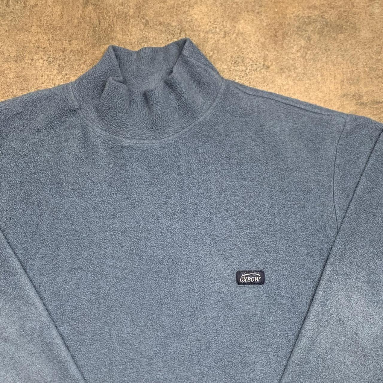 Oxbow 00s graphic blue knit sweater