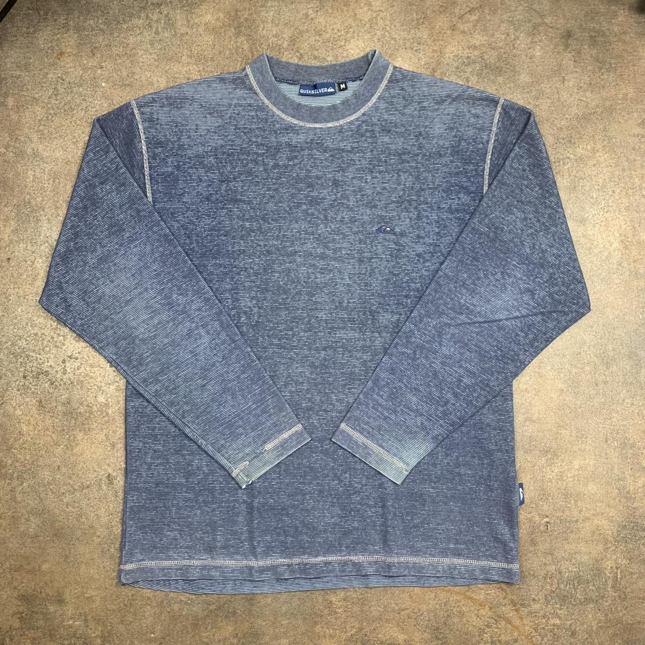 Quiksilver 90s blue graphic long sleeve tee