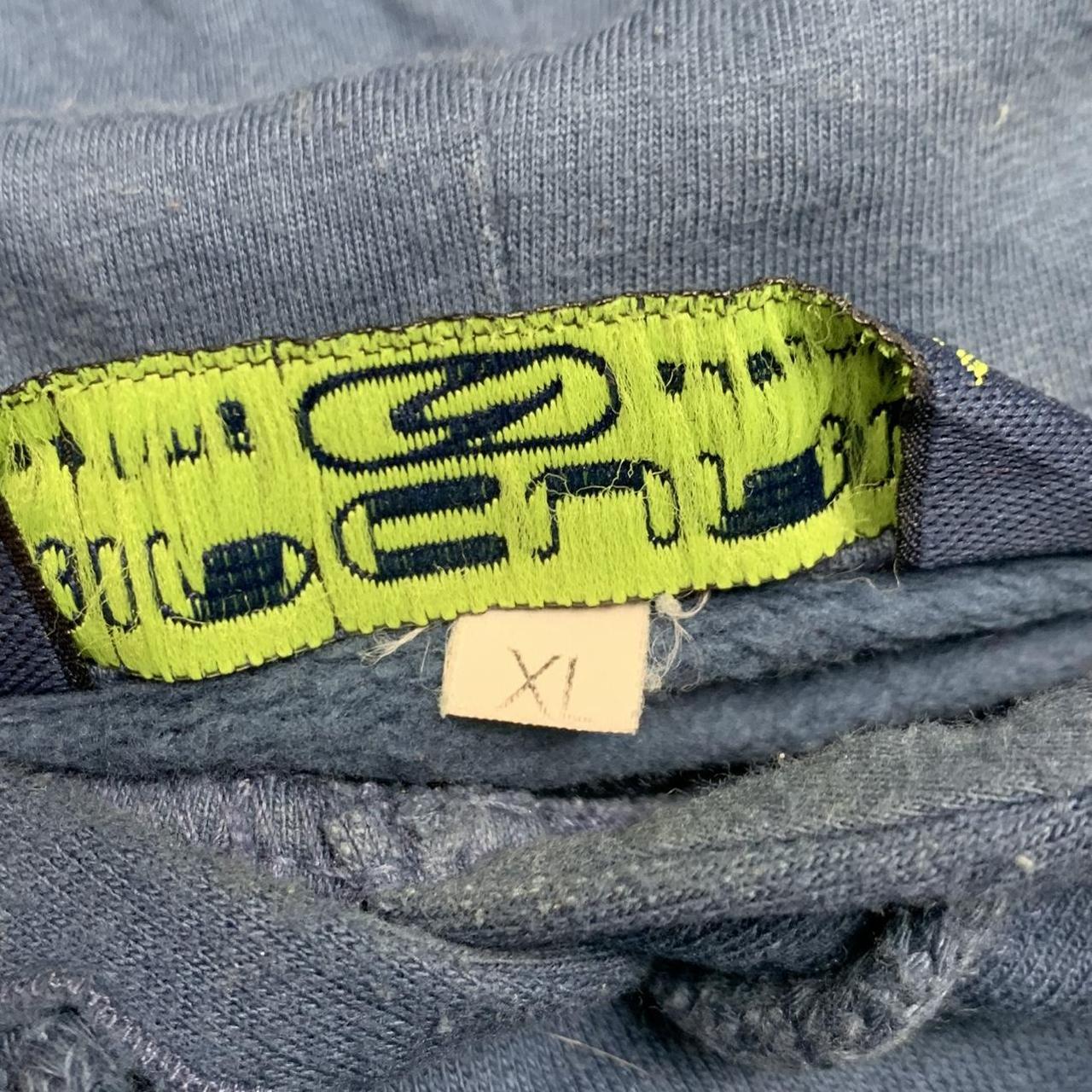 Rip Curl 00s blue baggy graphic hoodie