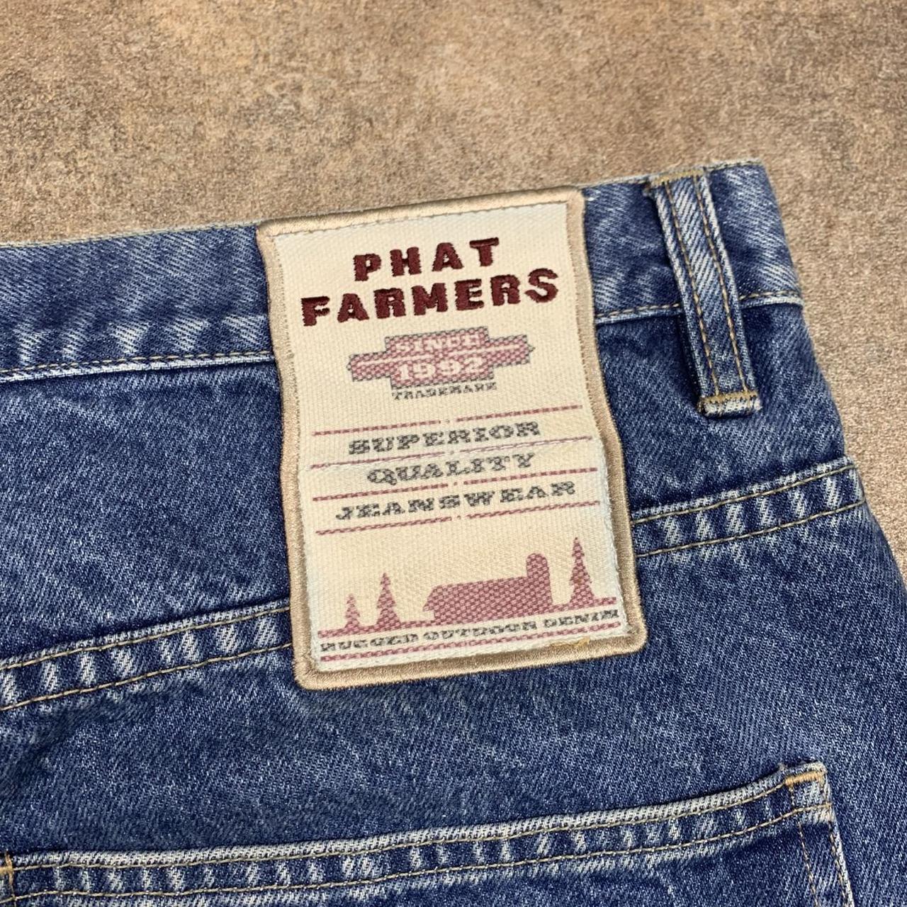 Phat Farm 90s blue baggy carpenter denim jeans
