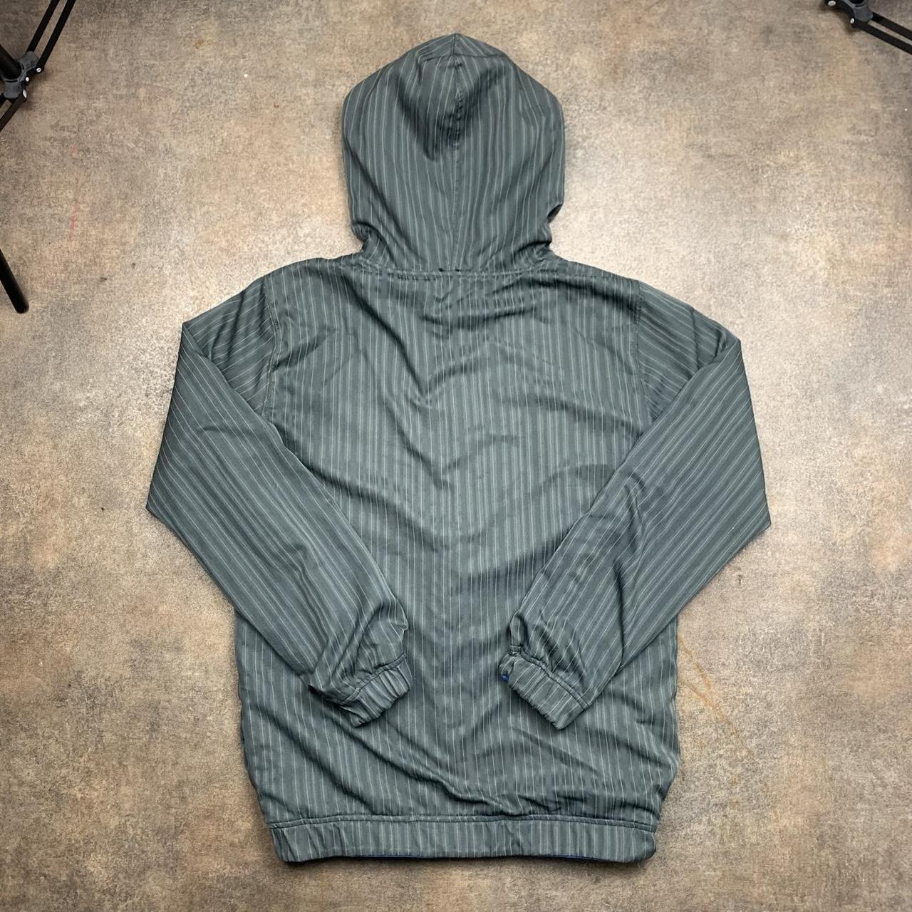 DC Shoes 00s blue grey reversible zip hoodie jacket