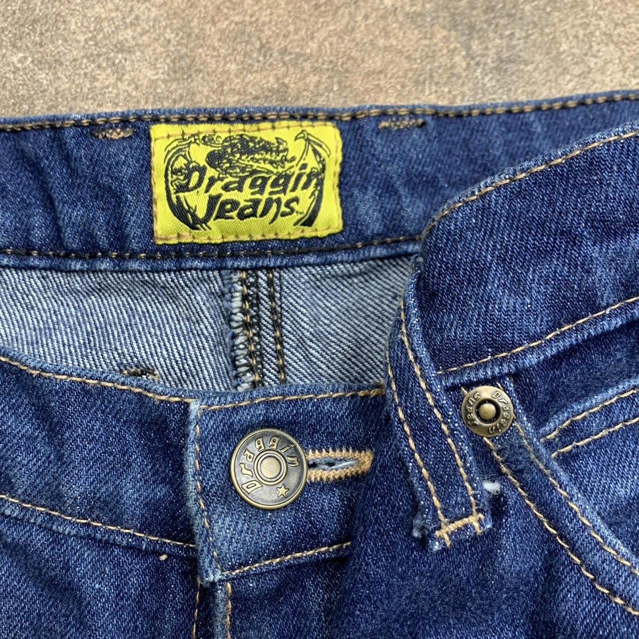 Draggin' 00s navy lined heavyweight denim jeans