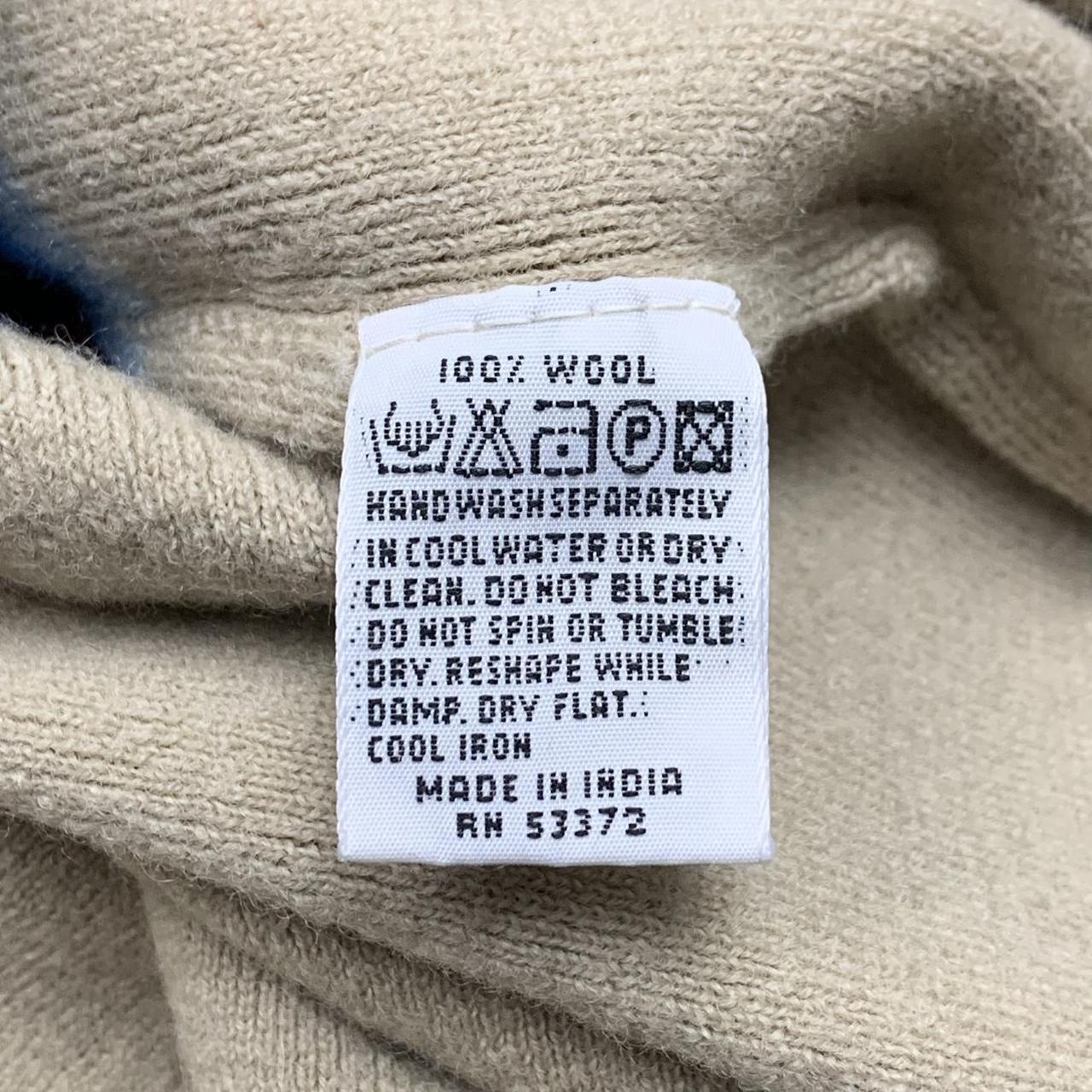 French Connection 00s cream wool zip sweater