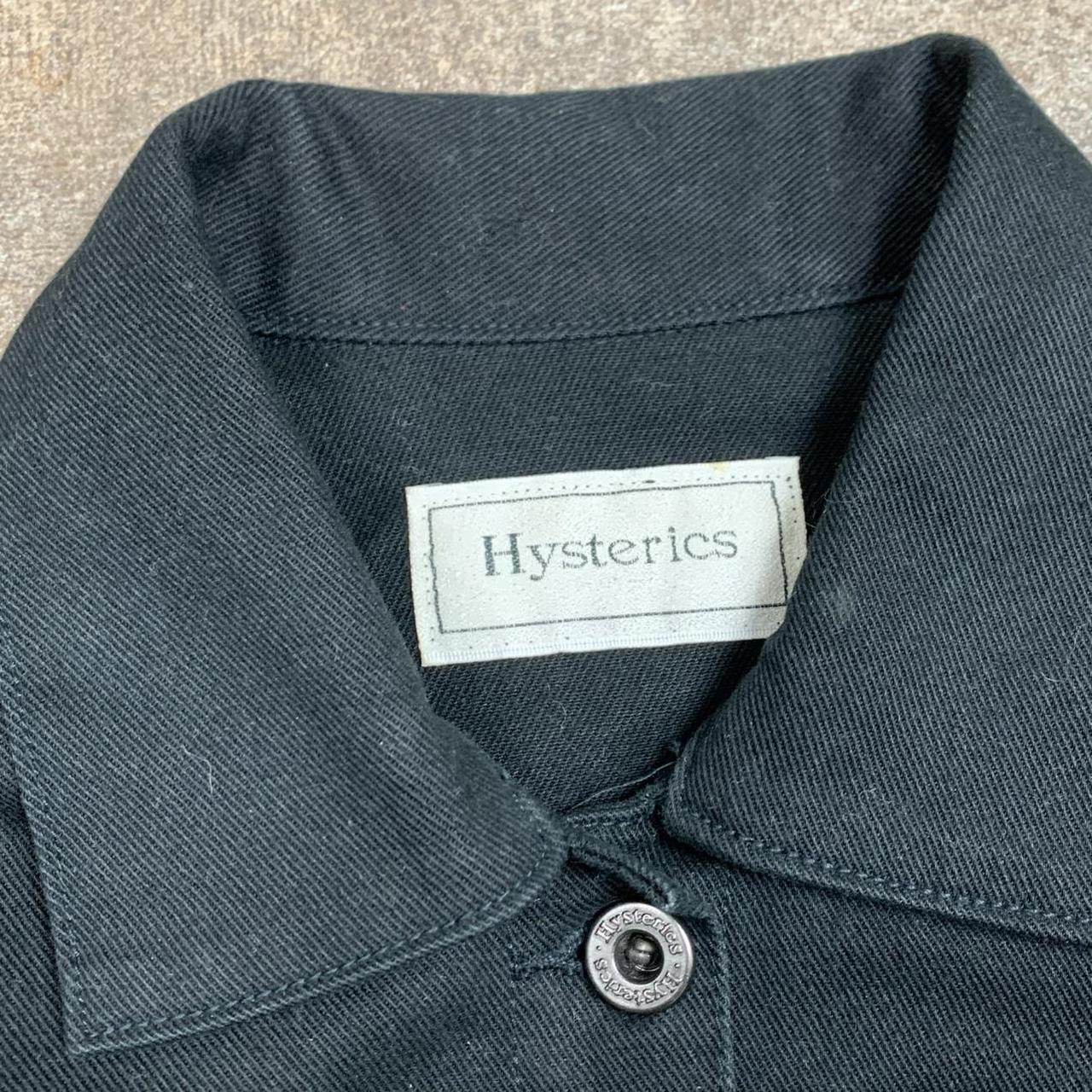 Hysteric Glamour 00s cropped black denim jacket