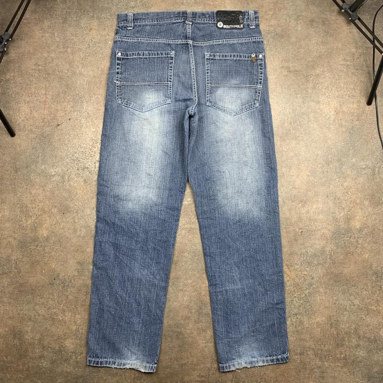 Southpole 00s baggy navy blue denim jeans