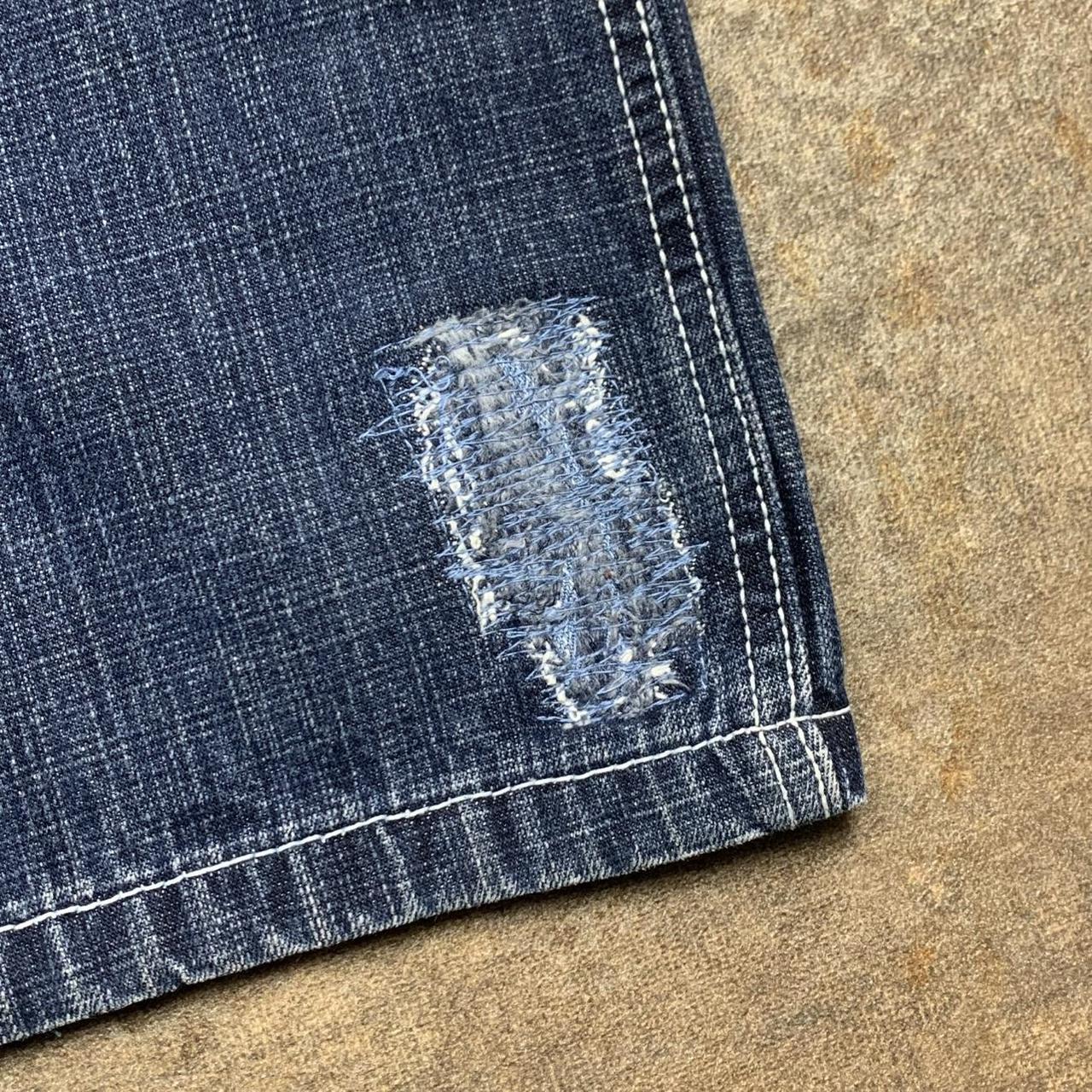 Southpole 00s navy baggy faded denim jeans