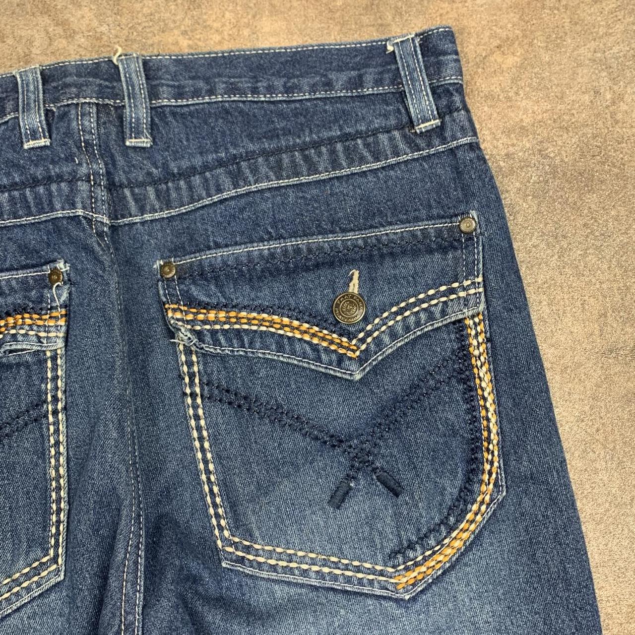 Phat Farm 00s baggy navy blue denim jeans