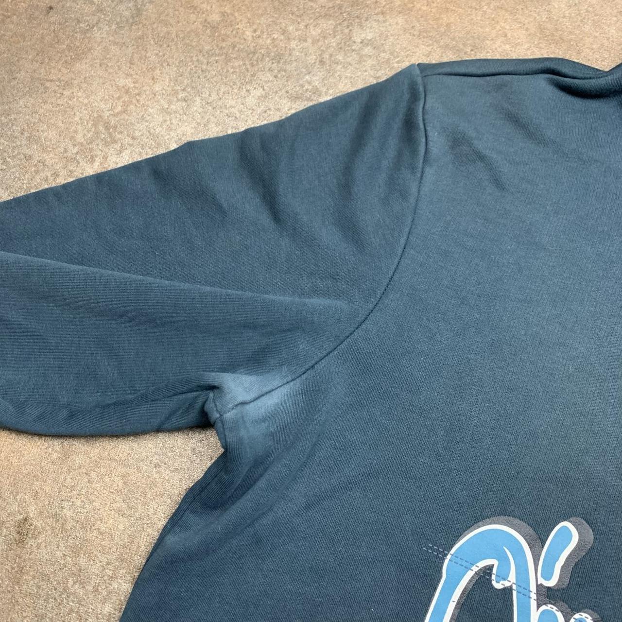 O'Neill 00s blue graphic boxy hoodie