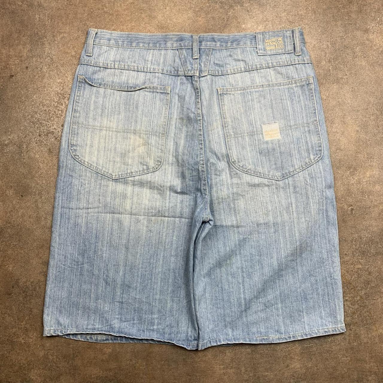 Marithé + François Girbaud 00s baggy pale blue jorts